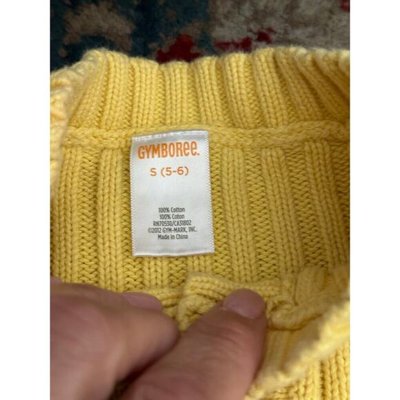 Gymboree Girls 2012 Yellow showers of flowers Cardigan Sweater Size small - Picture 4 of 7